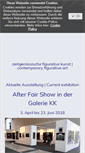 Mobile Screenshot of galerie-kk.de